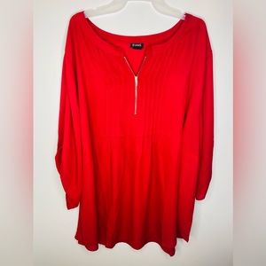 LIKE NEW RED 30/32 BLOUSE